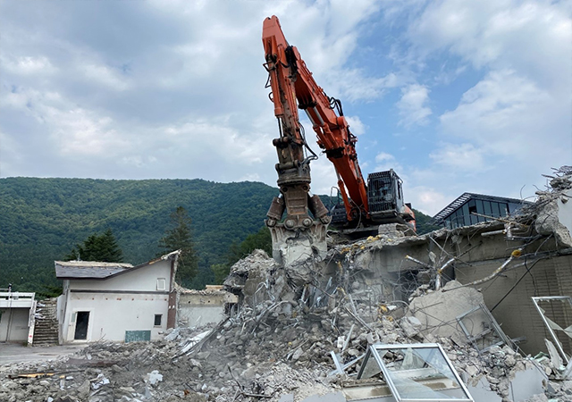 文化北竜舘別館他 解体工事